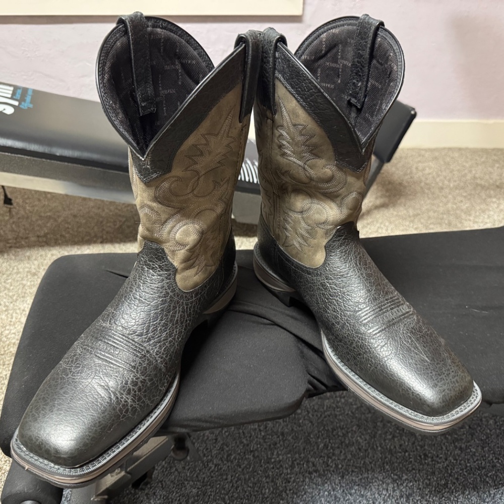 Durango Rebel black/charcoal western boots #DDB0218